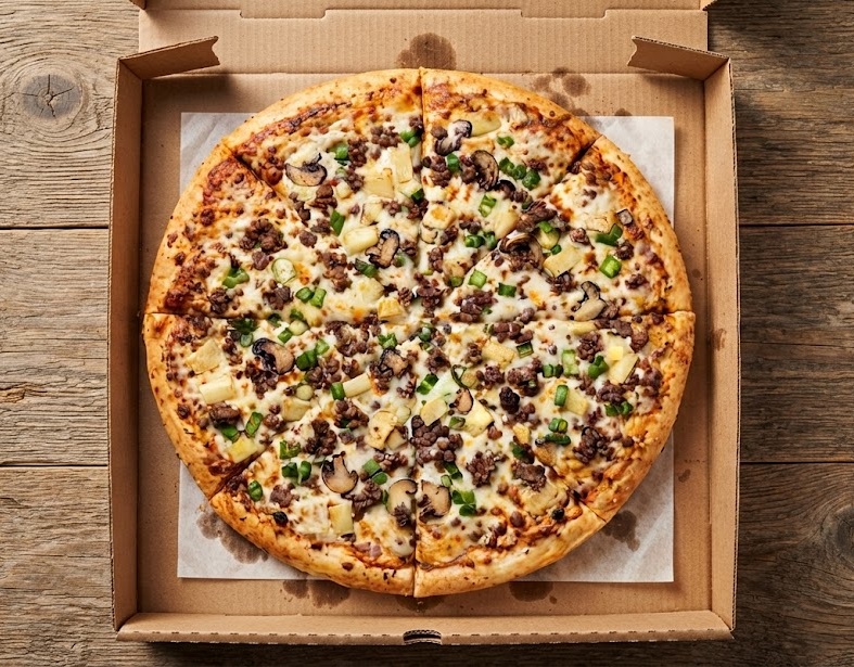 Party and group order food spread with sides and sauces from Kings Pizza And Wings, downtown Hamilton